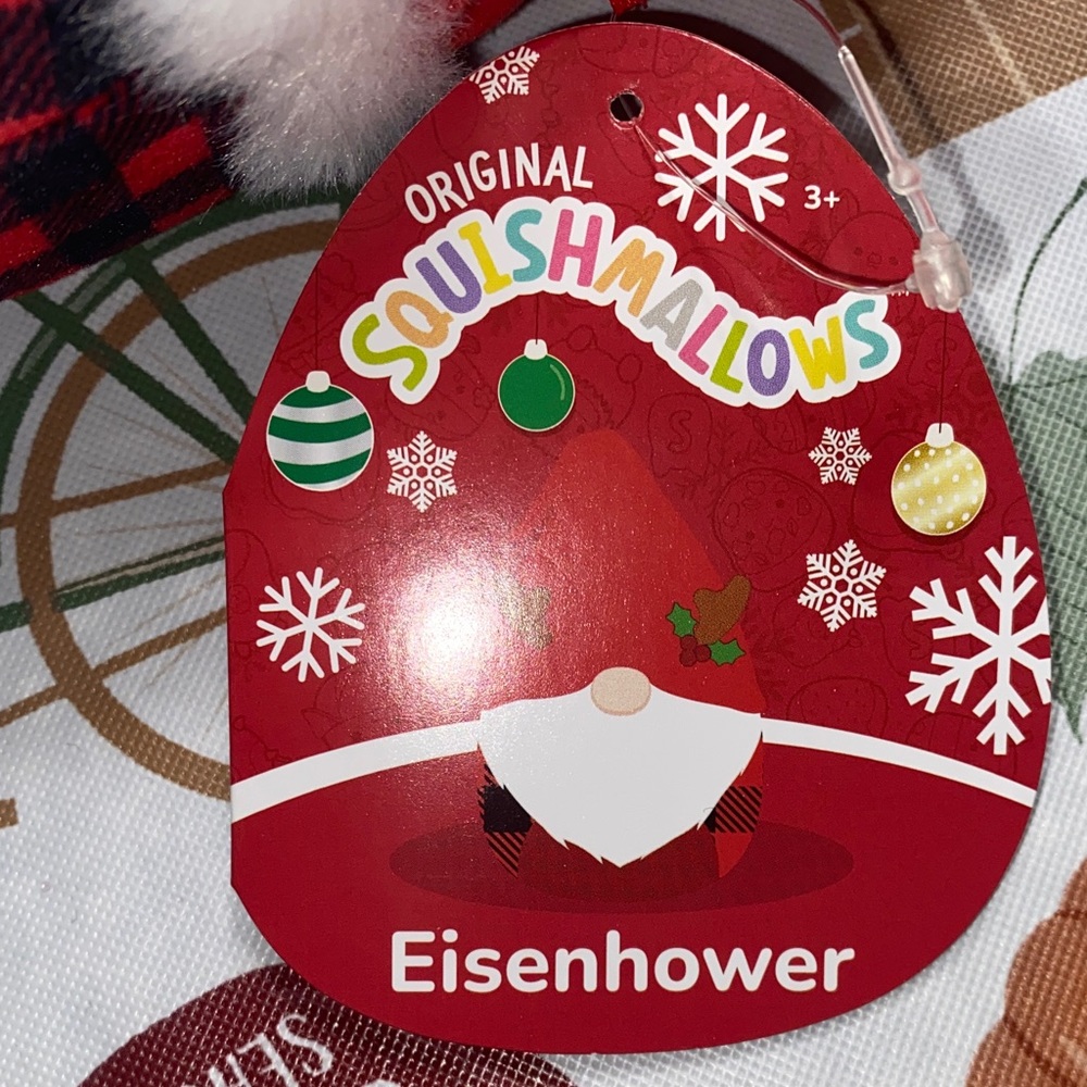 Squishmallows Eisenhower the Christmas Gnome Plush - Picture 3 of 5